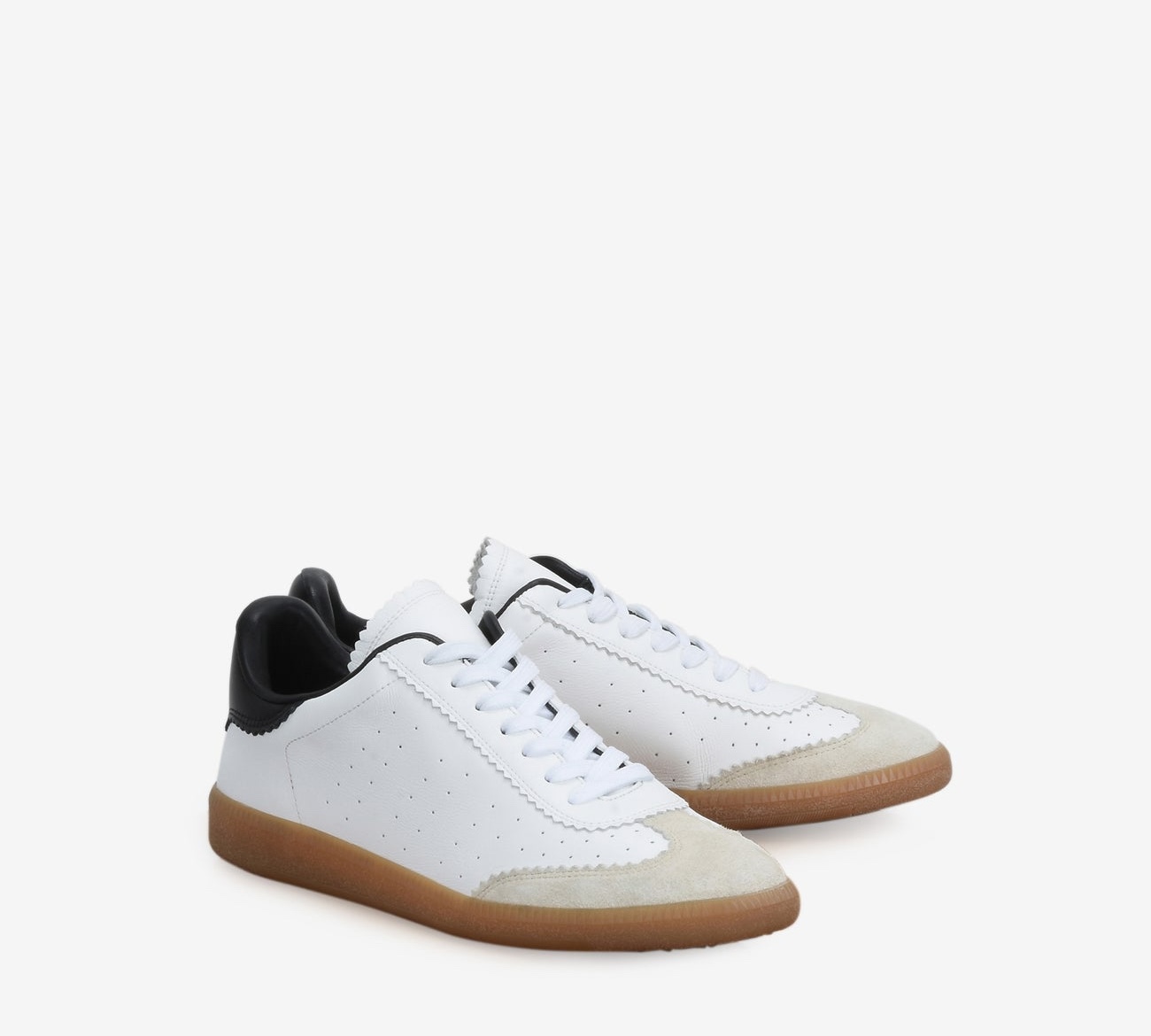 Isabel Marant Bryce Low Top White Leather Sneakers