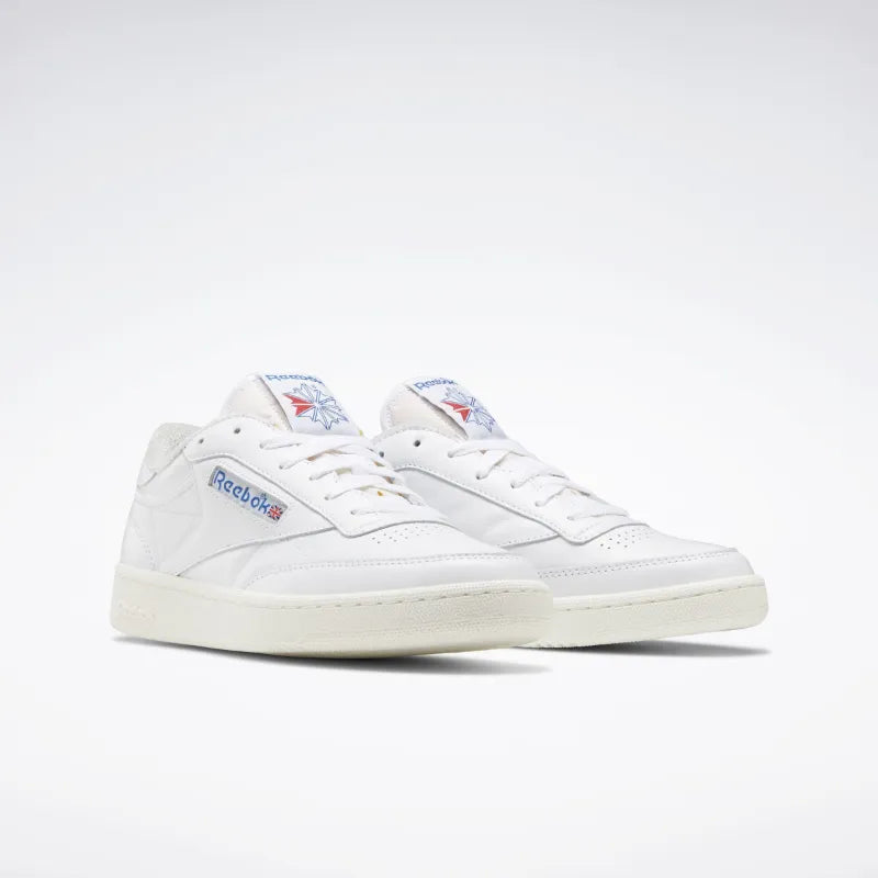 Reebok Club C85 Vintage Womens White Leather Shoes