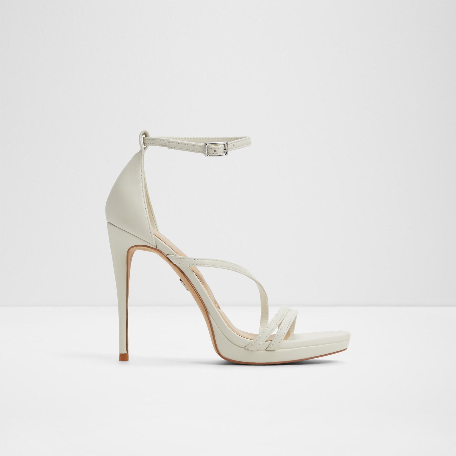 Aldo Odella Bone White Heeled Sandals