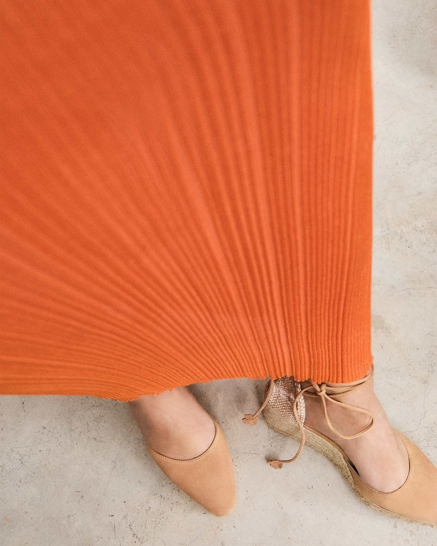 Castaner Carina 70 mm Tostado Suede Wedge Espadrilles