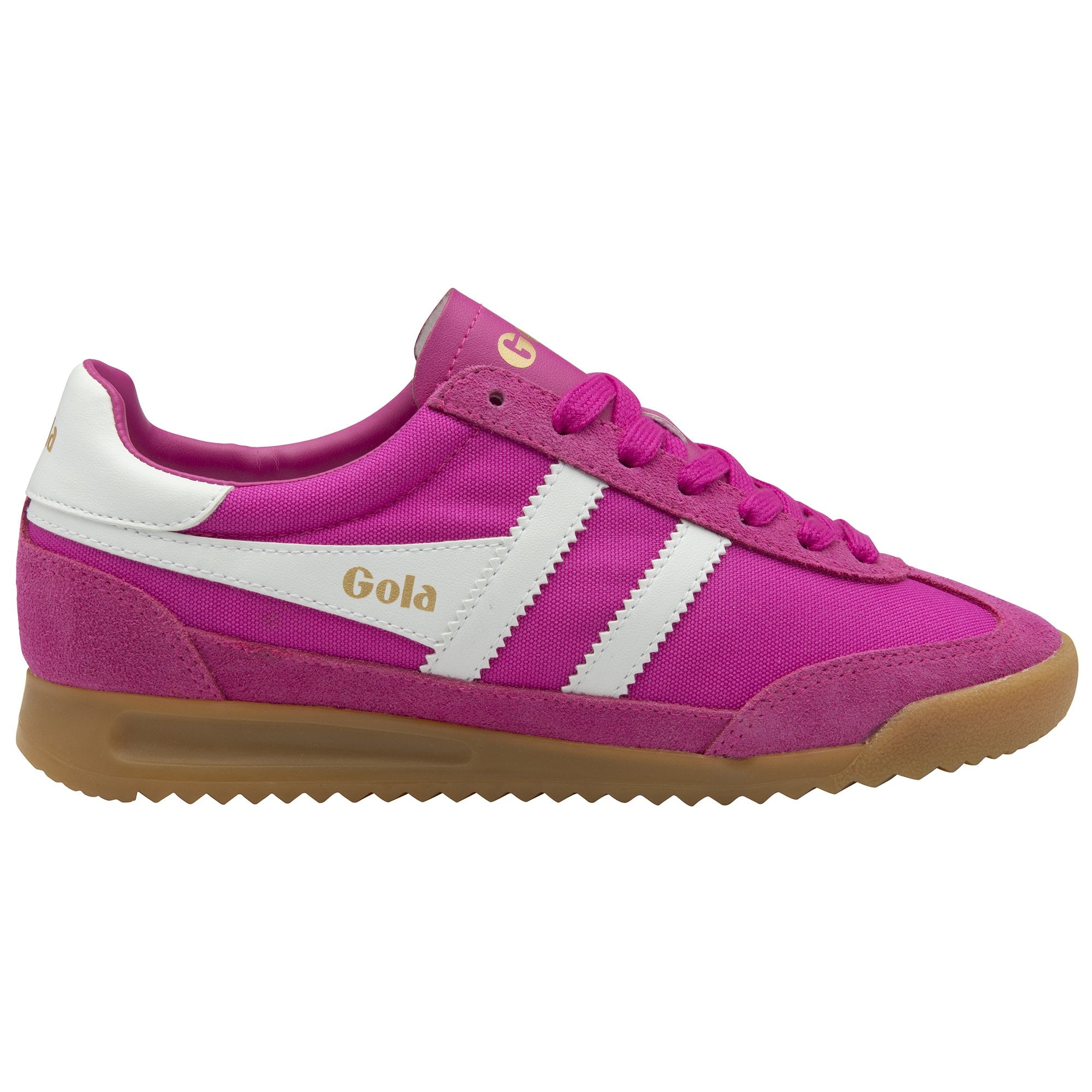 Gola Classic Womens Tornado Shocking Pink White Trainers