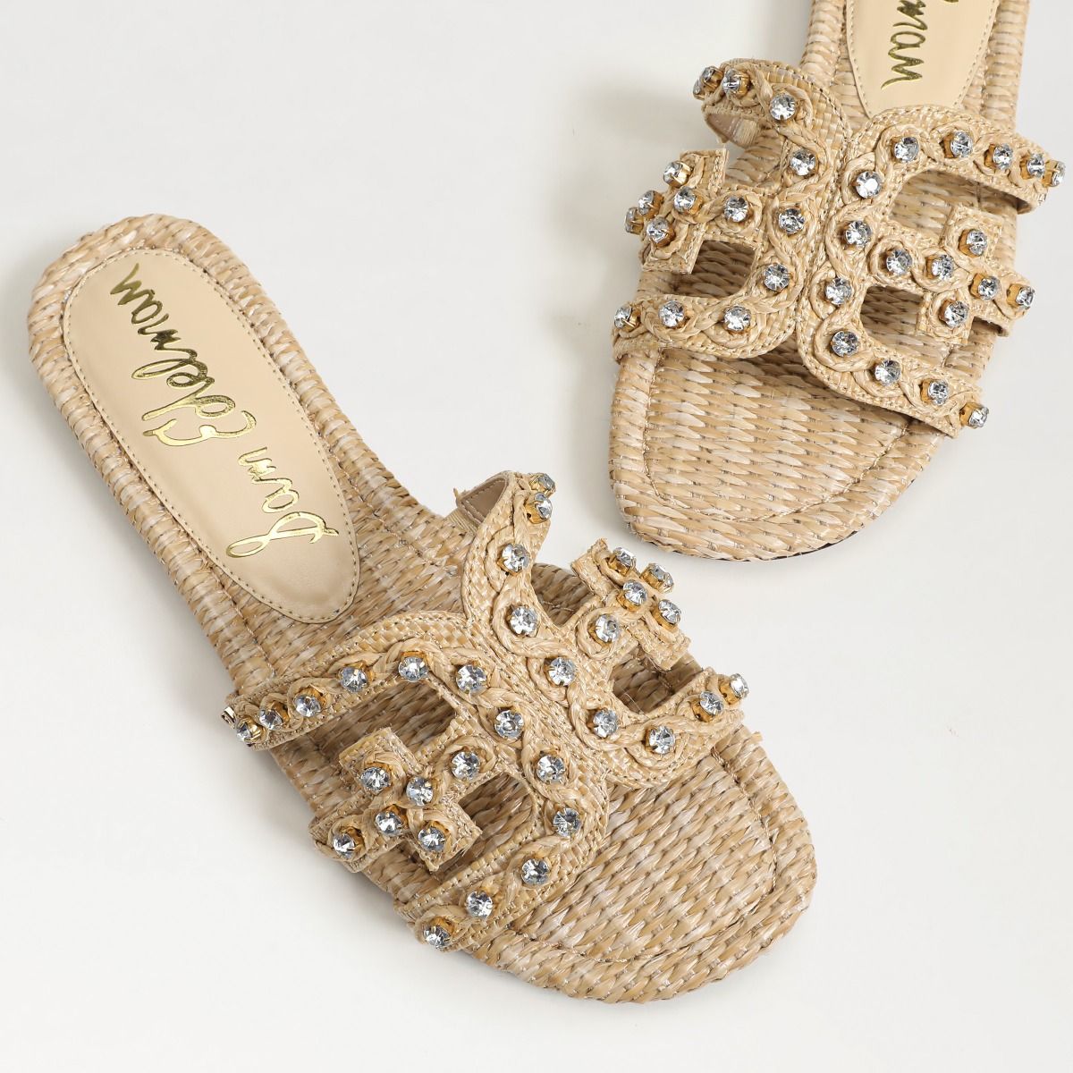 Sam Edelman Bay Jewel Bleached Beechwood Slide Sandal