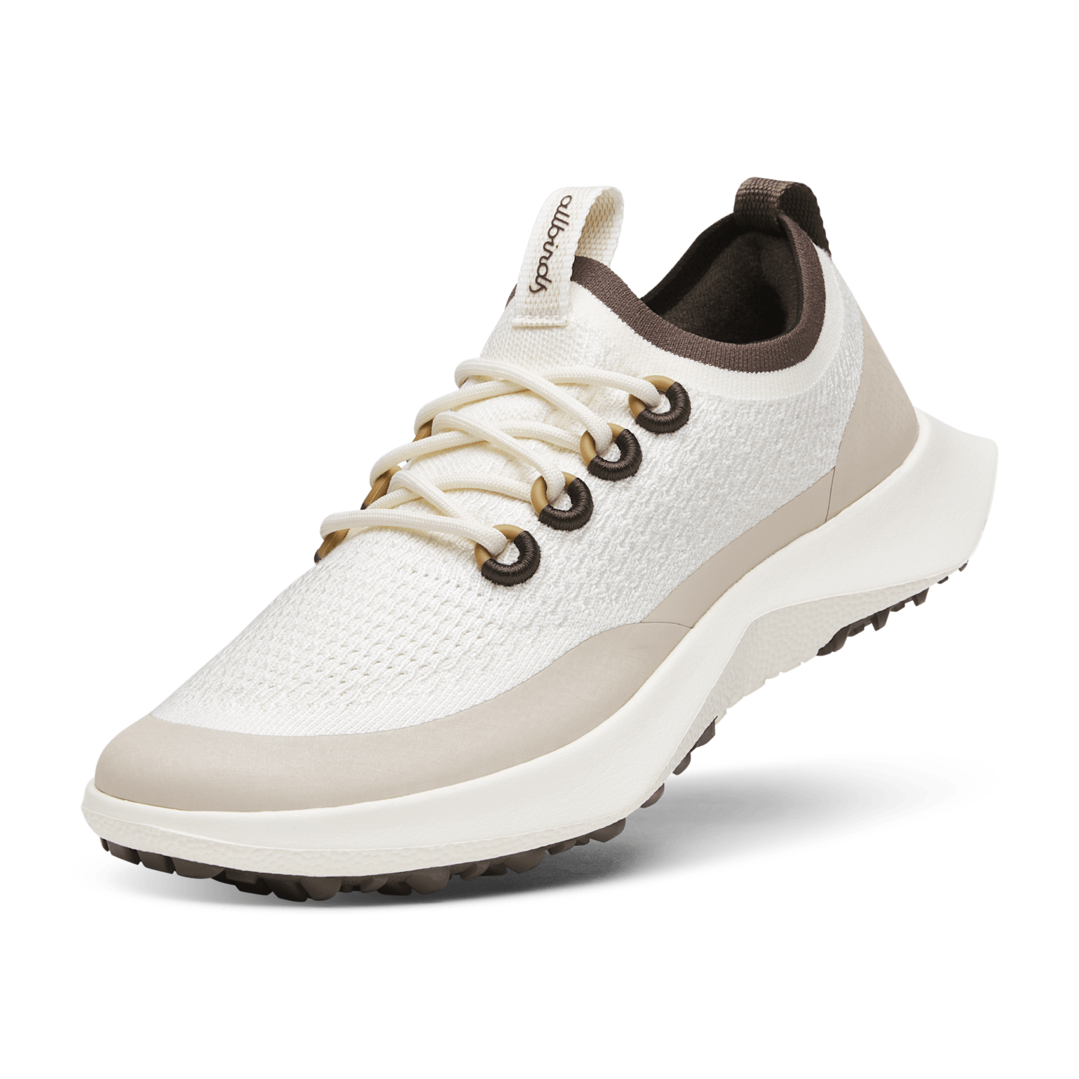 Allbirds Womens Tree Dasher 2 Utility Natural White Brown Trainer