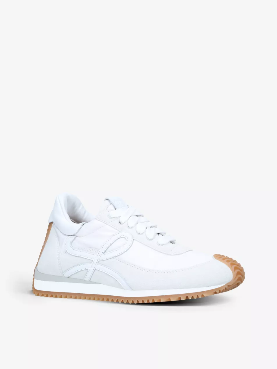 Loewe Flow Runner Monogram Leather & Shell Trainers